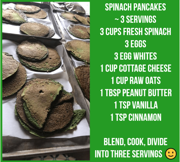 spinach pancakes